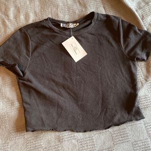 Black crop top audrey 3+1